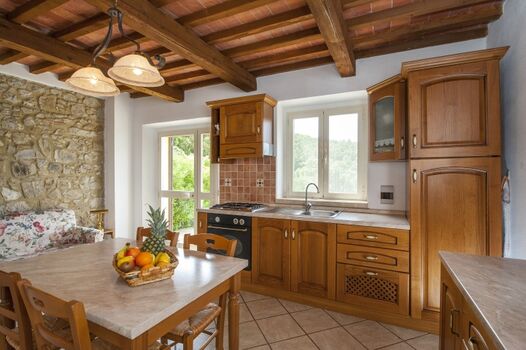 Ein leckeren Wein wird hier noch besser schmecken...