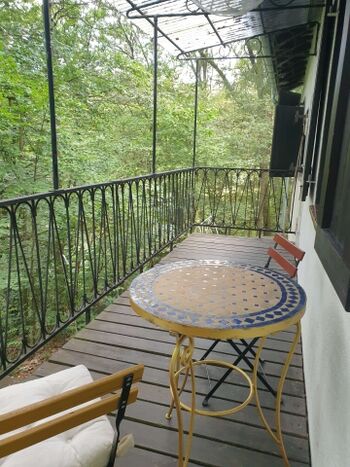 Balkon Waldblick