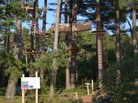 Kletterpark im Wernerwald Nähe Strand