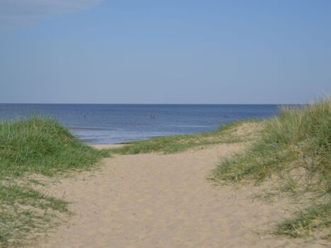 Übergang zum Strand