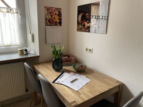 Essplatz in der Küche