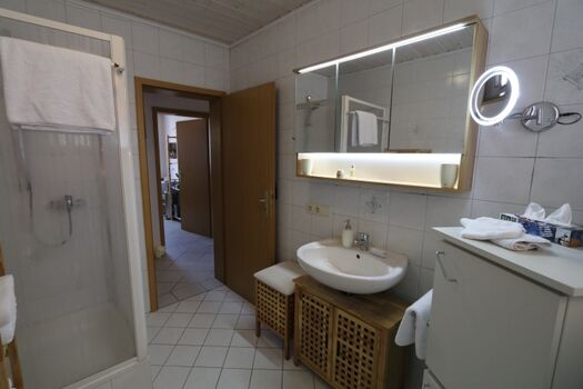Badezimmer mit Dusche
