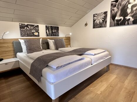 Schlafzimmer mit Doppelbett