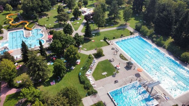 Freibad Perschen direkt nebenan