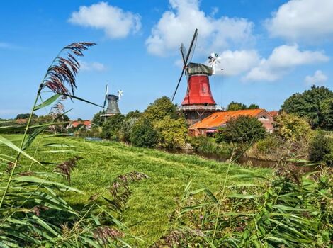 Die Zwillingsmühlen von Greetsiel