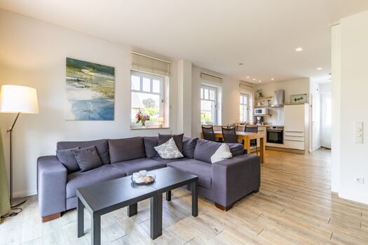 Blick in den Ess- und Kochbereich