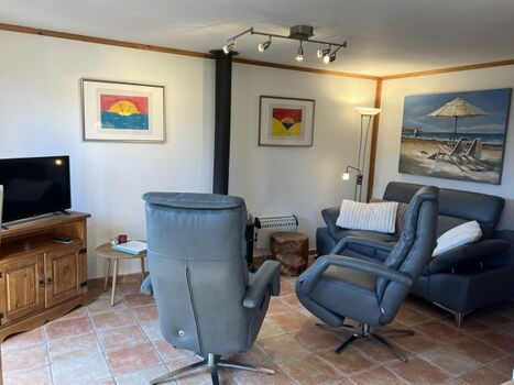 Wohnzimmer mit Smart-TV