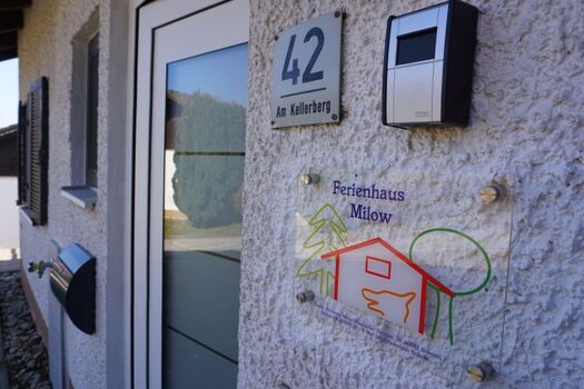 Ferienhaus Milow mit Hundewaschplatz