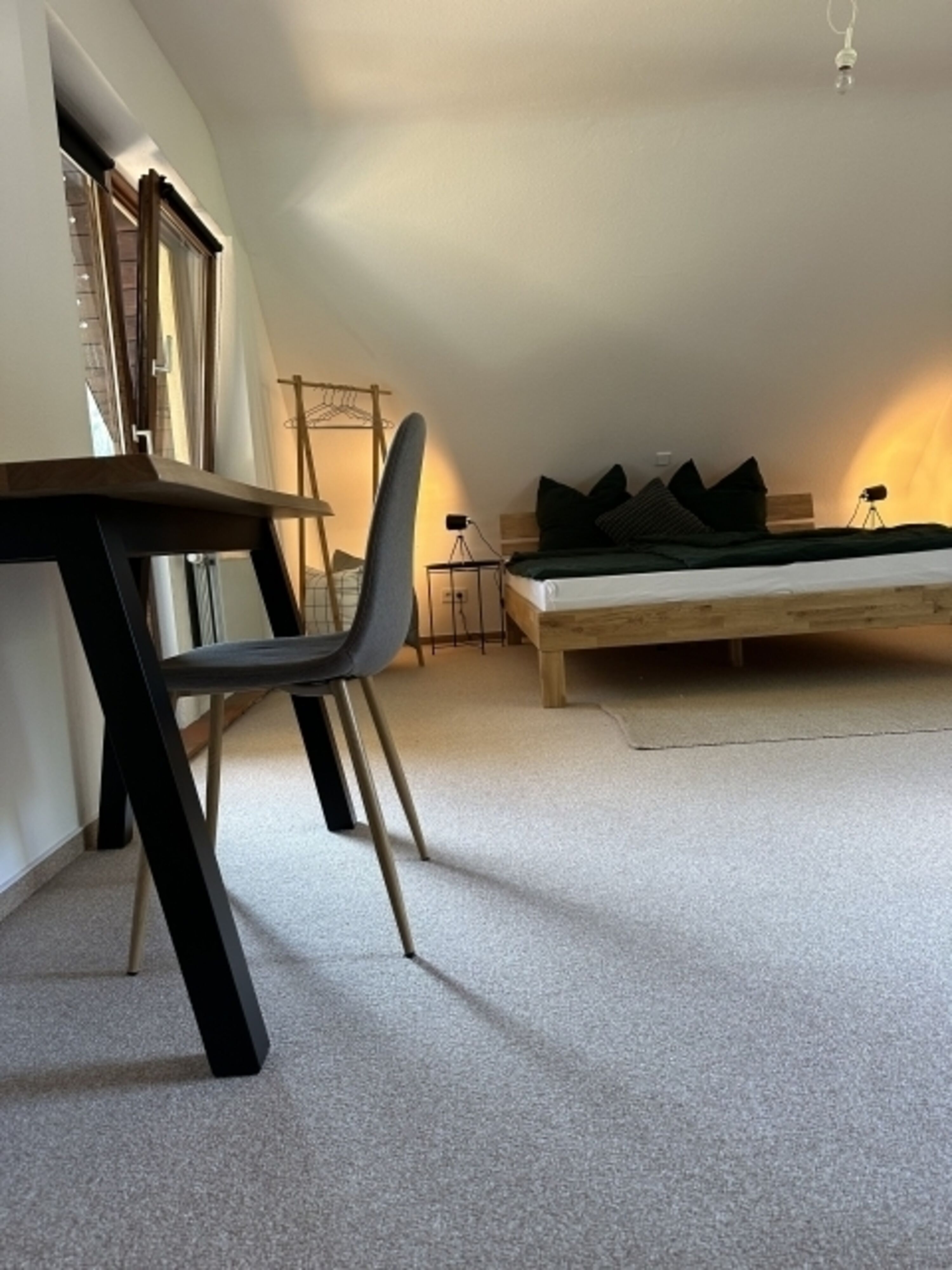 Schlafzimmer - Zugang zur Dachterrasse