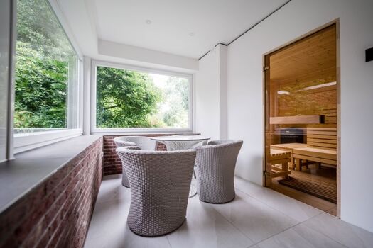 Entspannen nach dem Saunagang