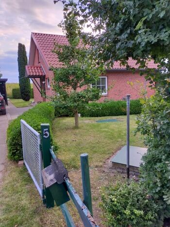 Die Auffahrt zum Haus