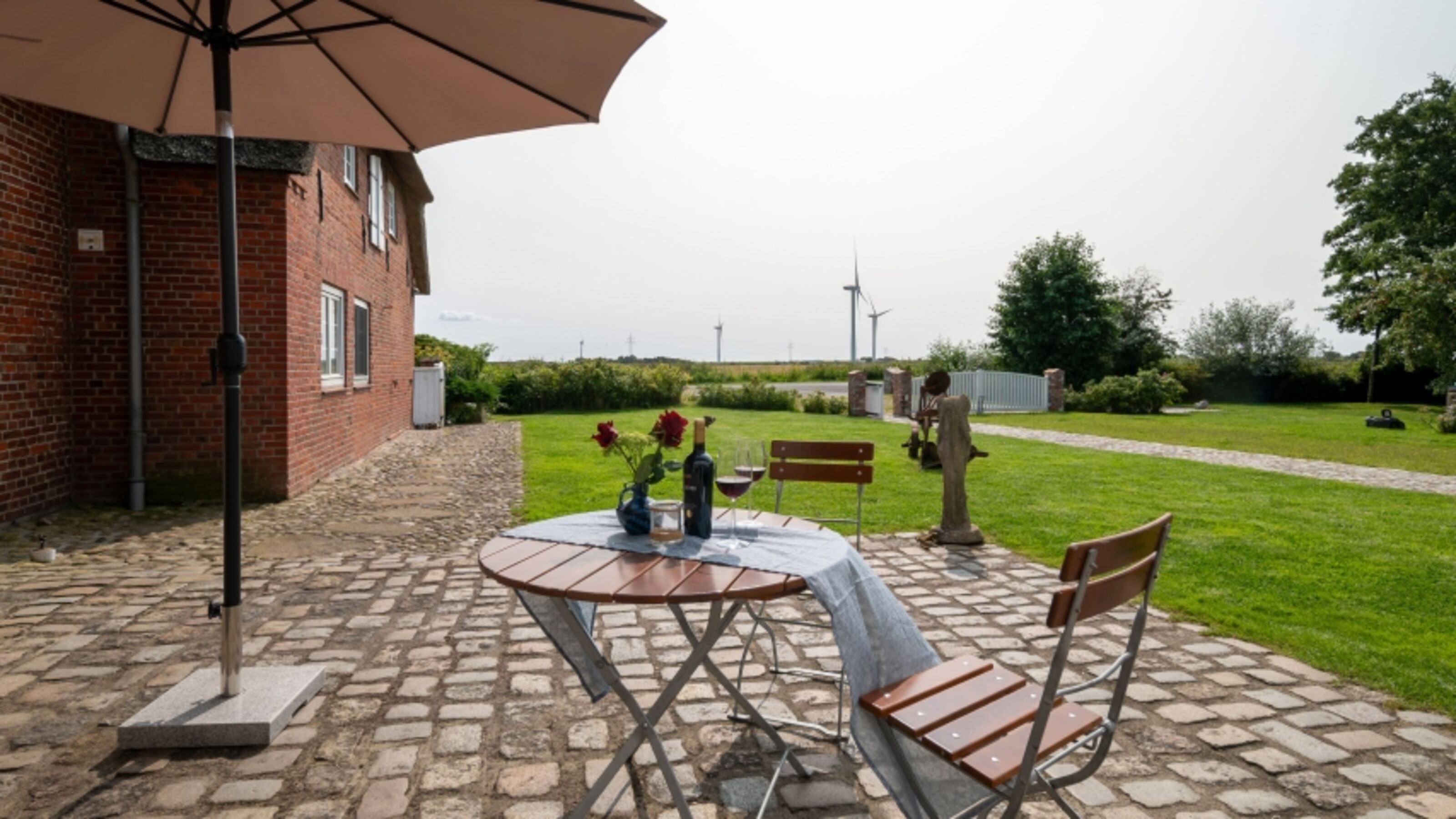 Terrasse der Wattoase