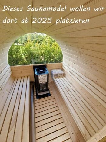 Die Sauna des Ferienhauses