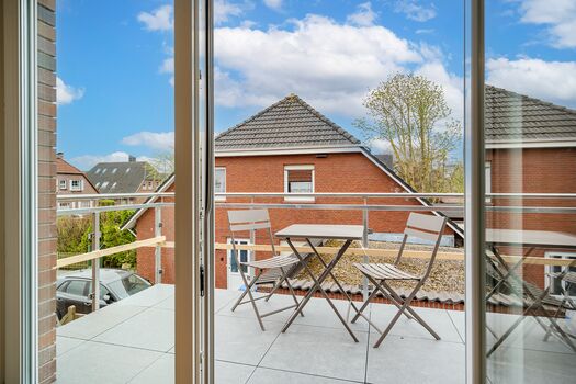 Blick auf den Balkon