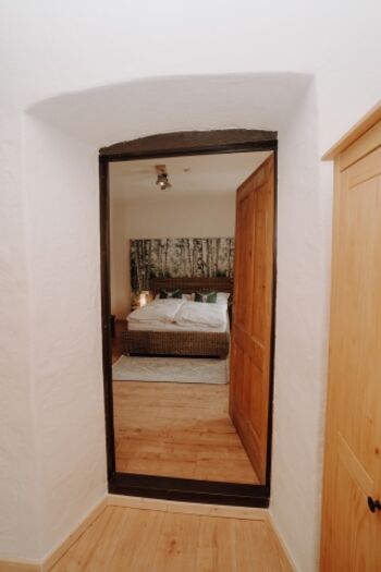 Schlafzimmer grün -© Sibel Zechmann Fotografie