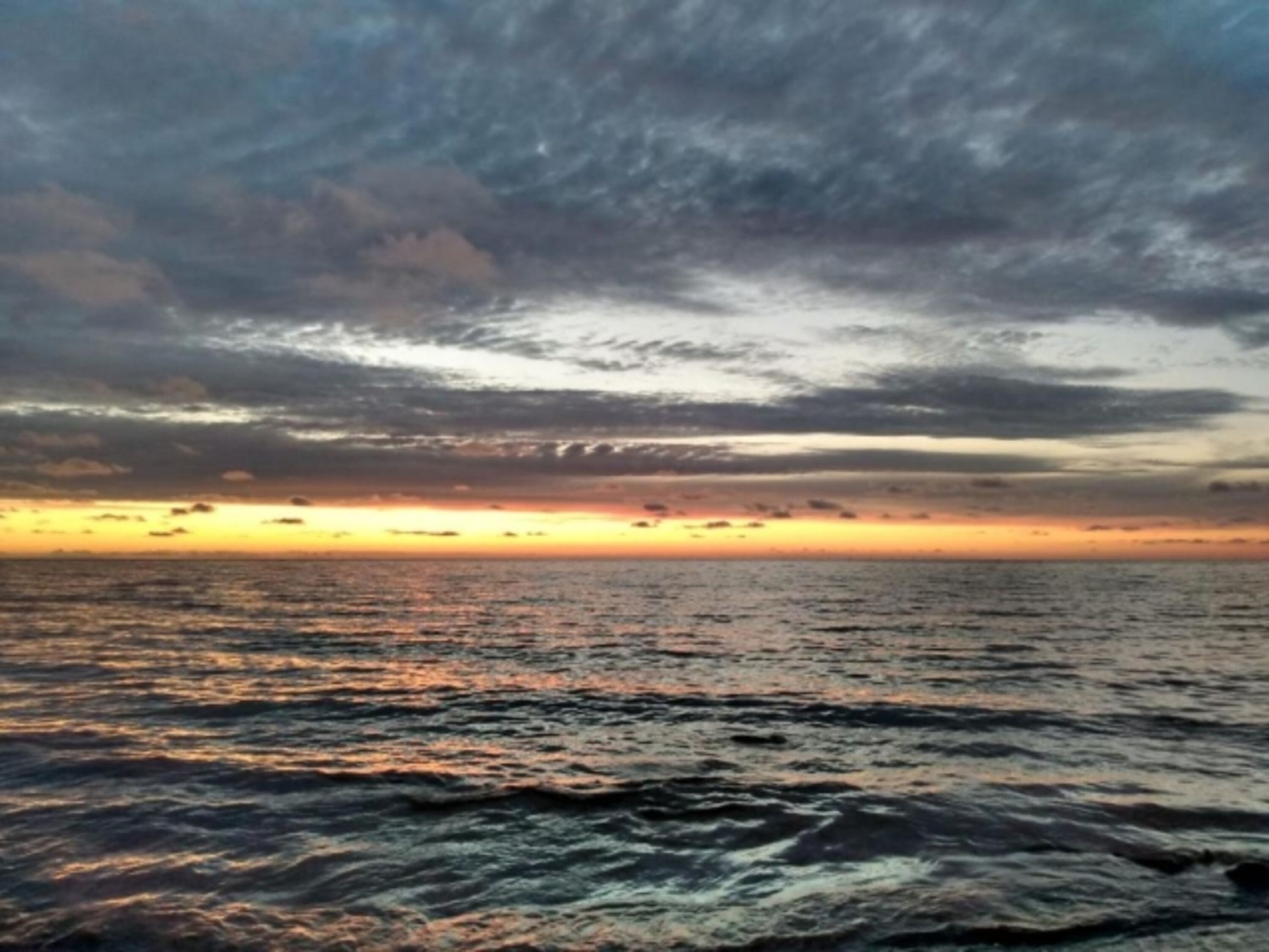 Abendstimmung am Strand beim Feriendorf
