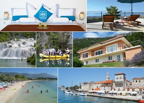 Ferienhaus LAGOONA ca.8 Minuten bis zum Ort und Strand