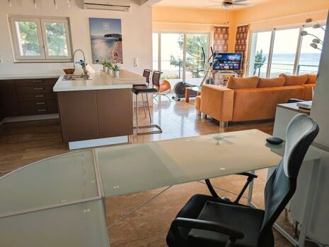 Workation Platz mit Glasfaser und Meerblick