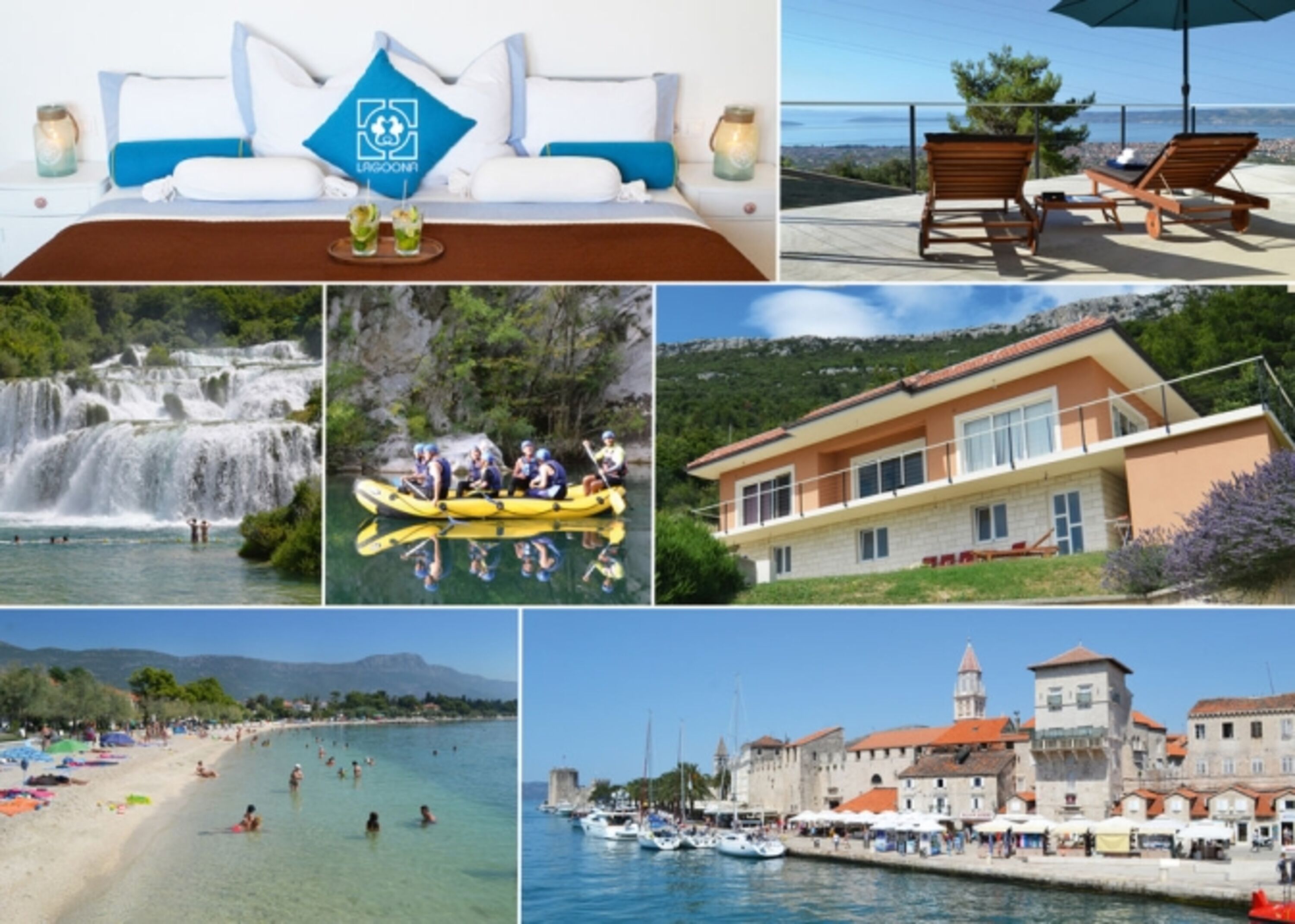 Ferienhaus LAGOONA ca.8 Minuten bis zum Ort und Strand