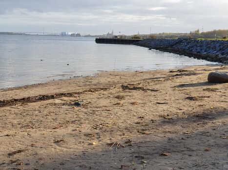 Unser kleiner Badestrand