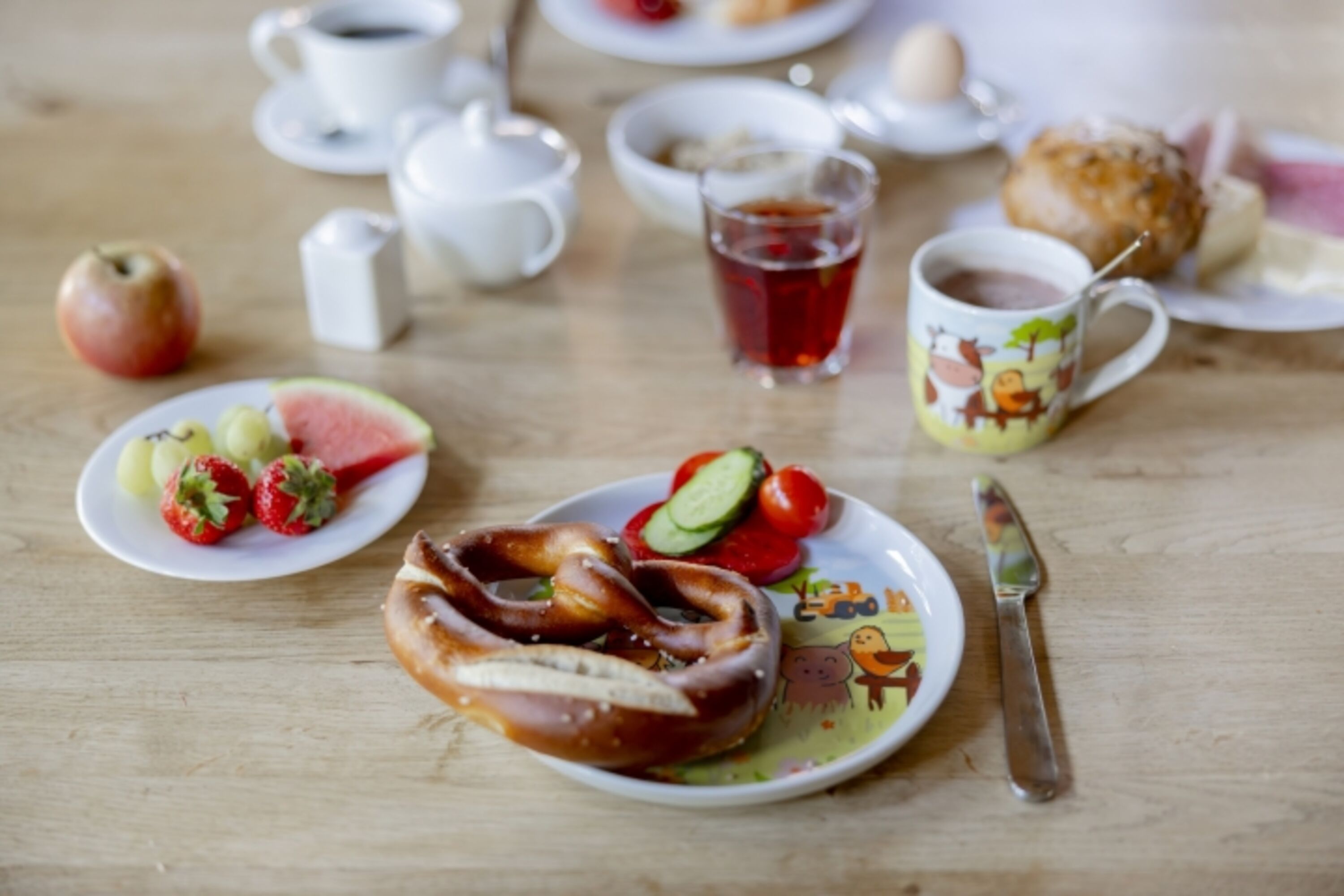 Frühstücksbuffett auf Wunsch