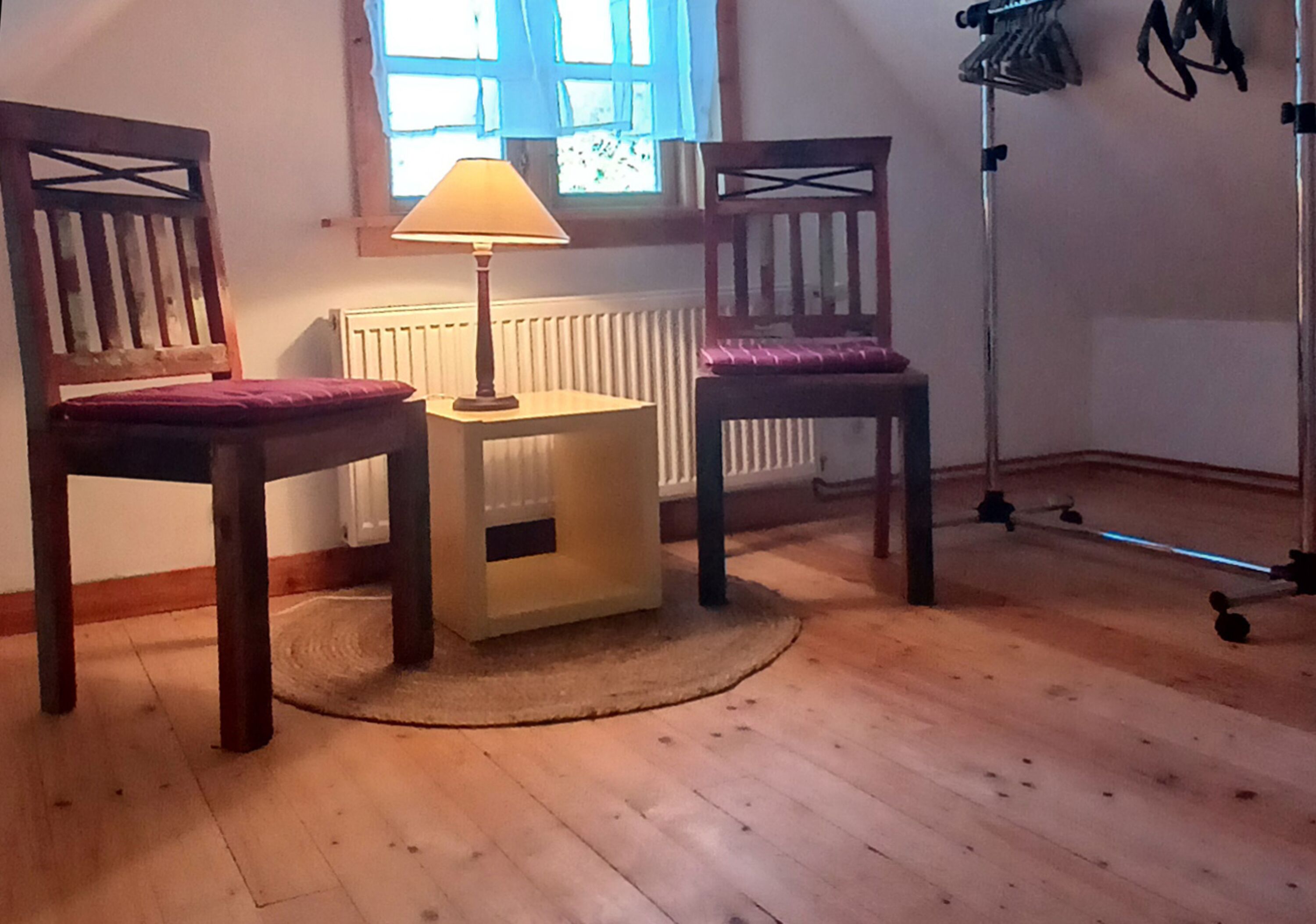 Sitzecke im Schlafzimmer
