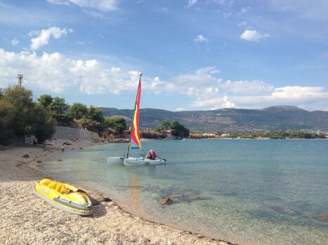 Strand 12 Minuten entfernt