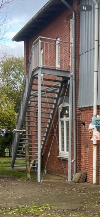 Die Außentreppe zu deiner Wohnung