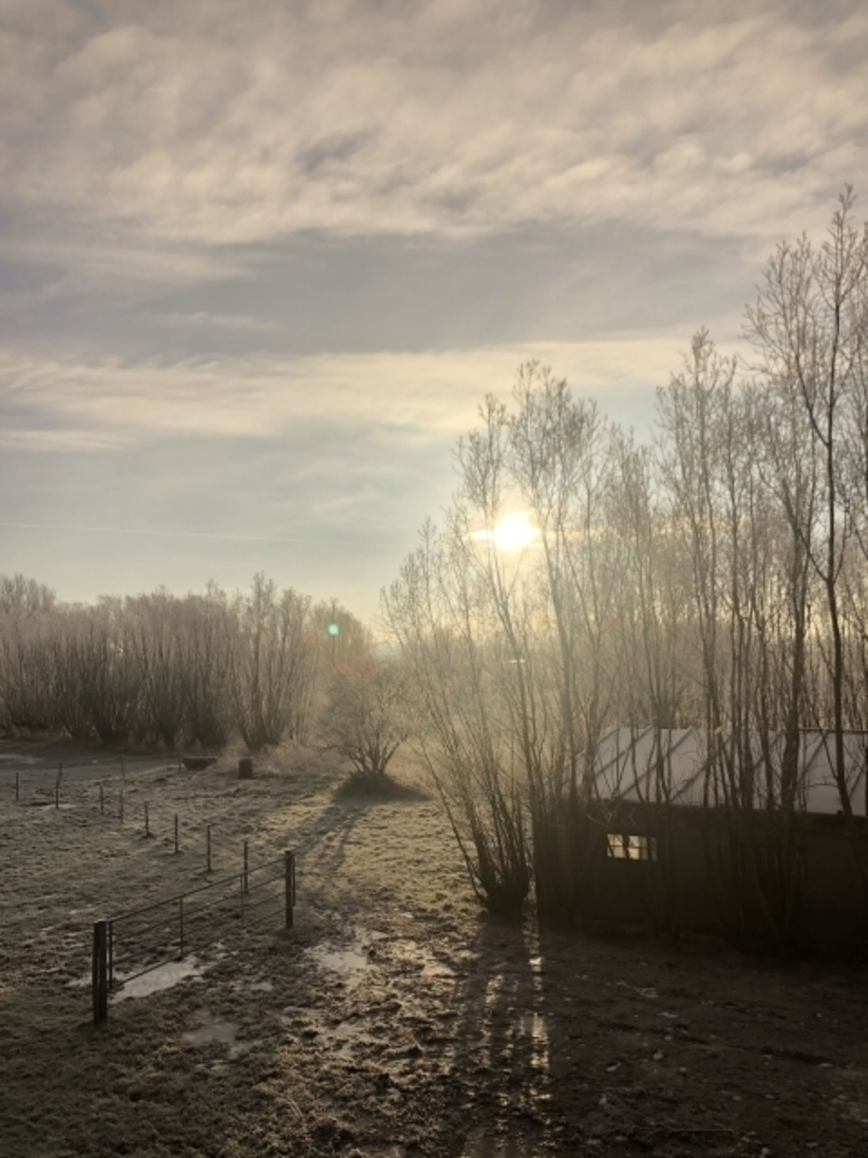 Unser Hof im Winter