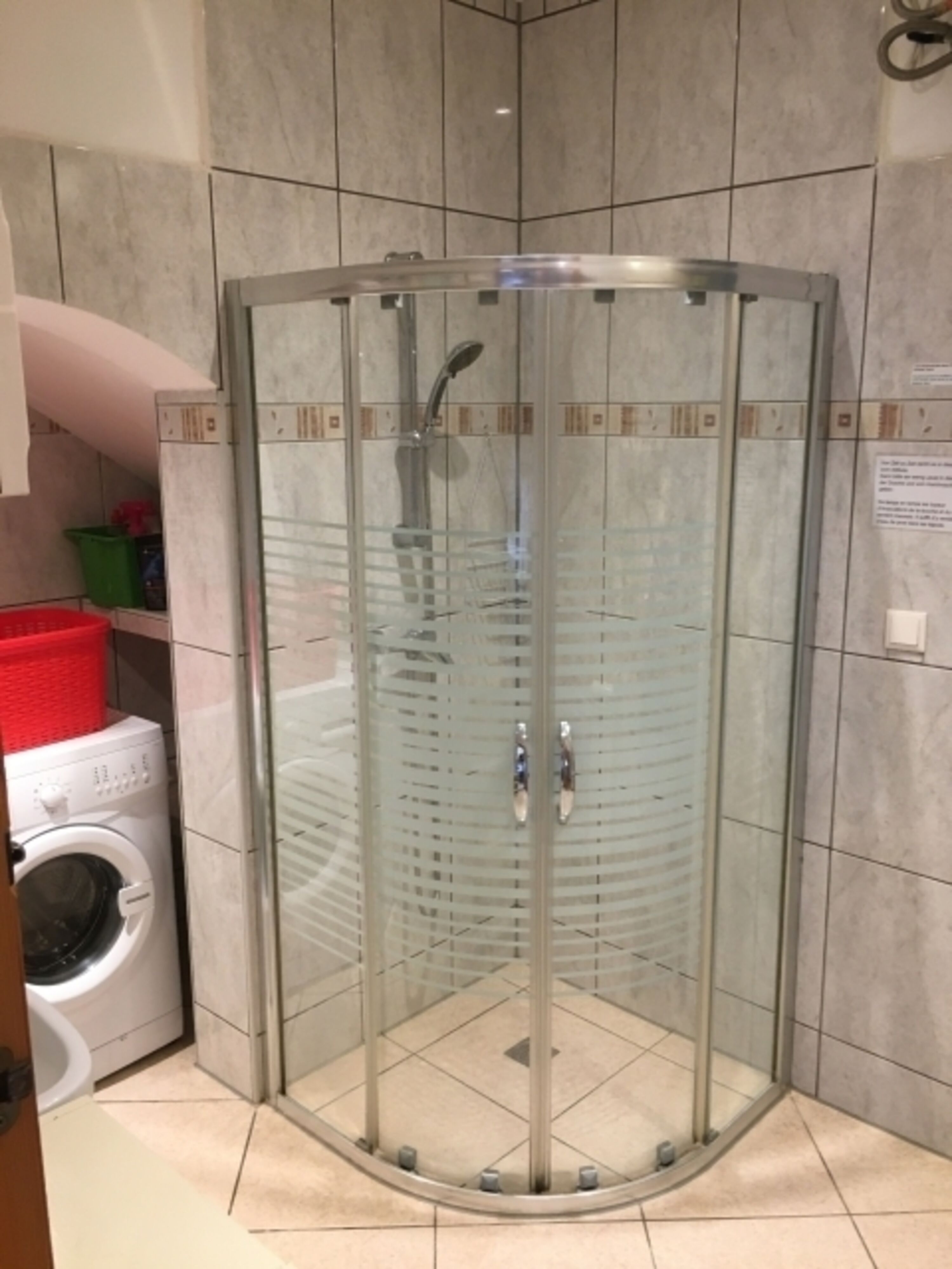 Ebenerdige Dusche