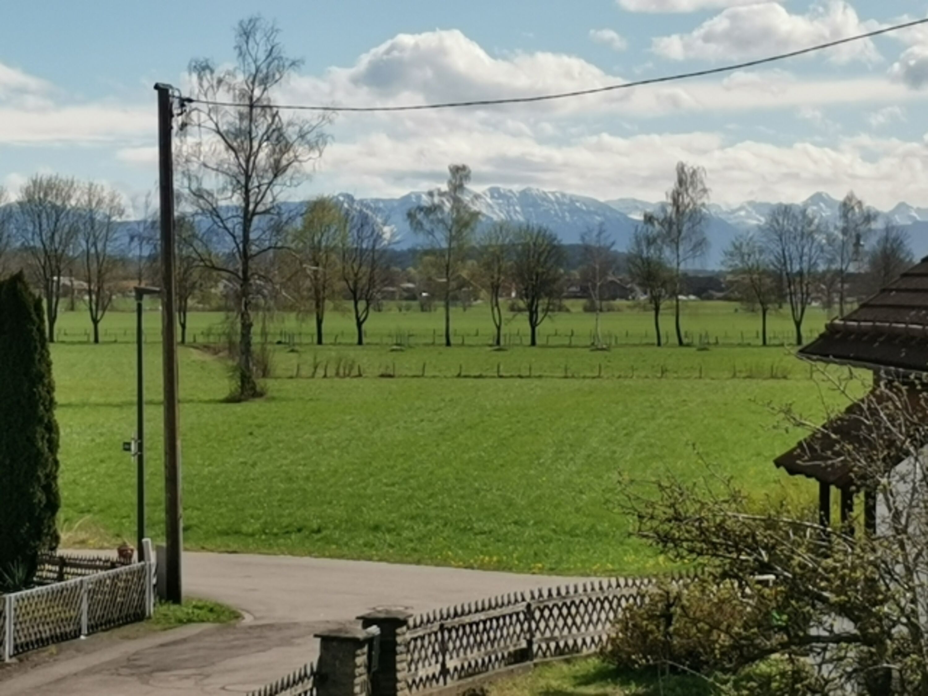 Blick vom Balkon 