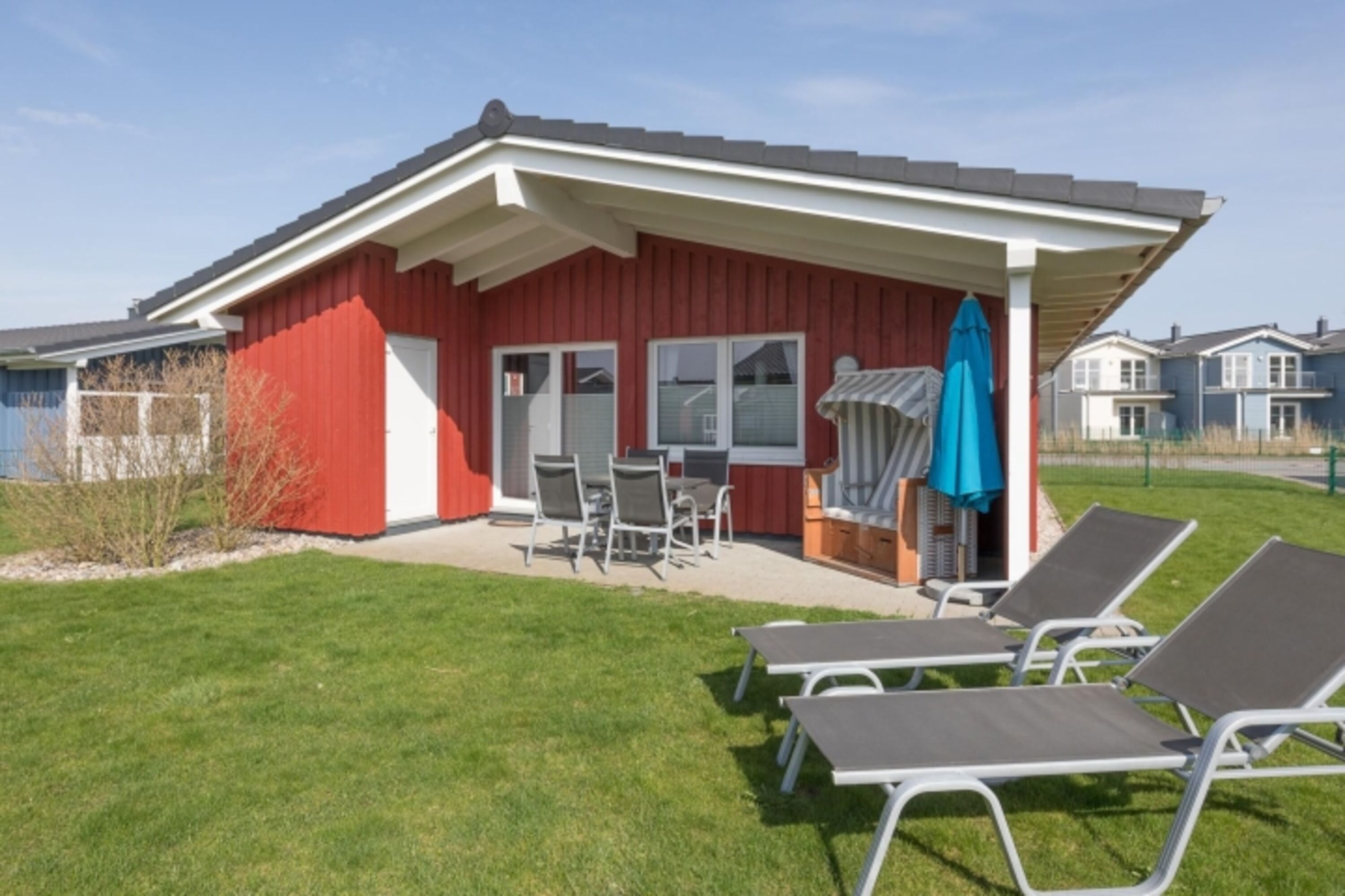 Ferienhaus Hallig Hooge - Stilvoller Bungalow mit jeglichem Komfort