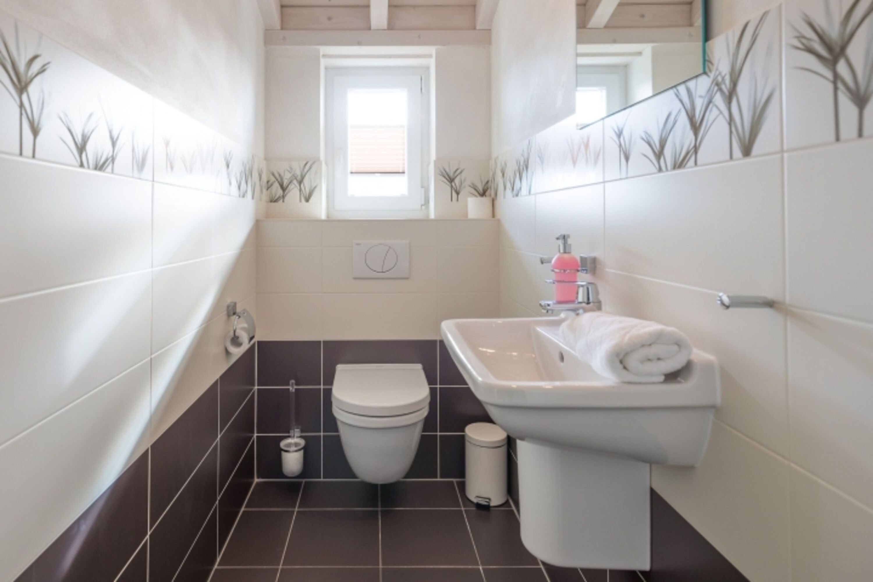 Ferienhaus Basstölpel -Gäste WC im Obergeschoss 