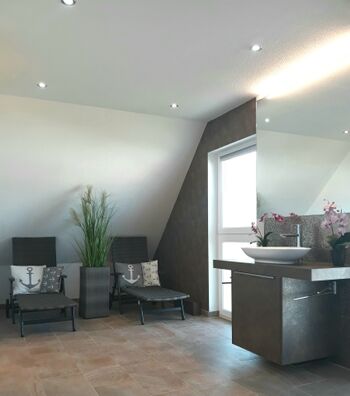 Waschtischanlage im Bad OG