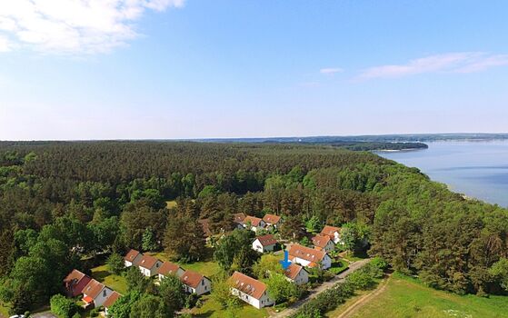 Lage Ferienhaus GuteSeeZeit direkt am Plauer See