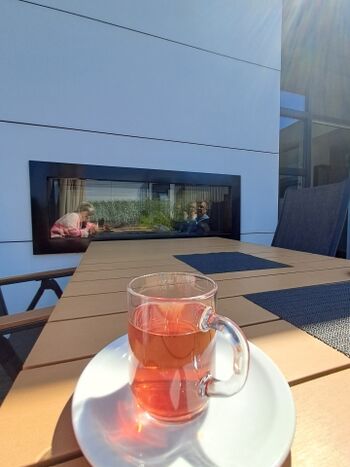oder Tee am Kamin