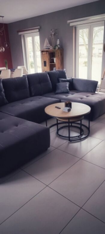 Wohnzimmer - gemütliches Schlafsofa