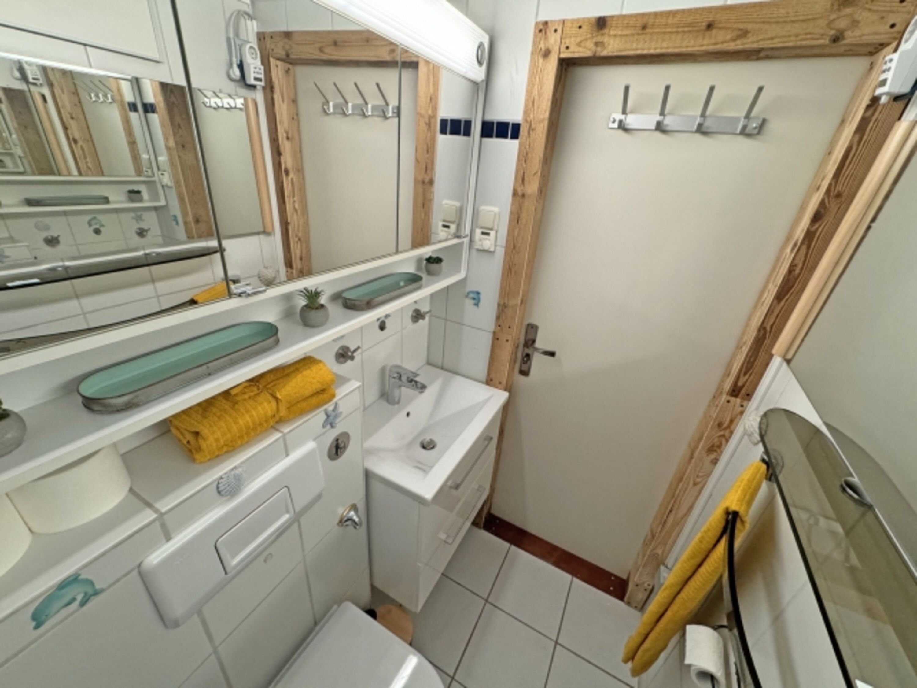 Badezimmer mit Dusche