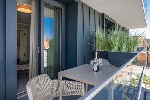 Balkon mit Meerblick