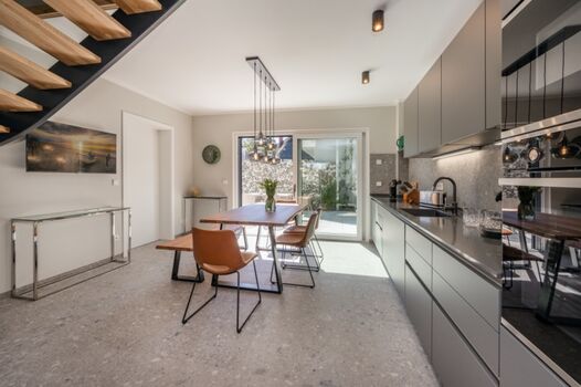 Offene Küche - Blick von der Haustür