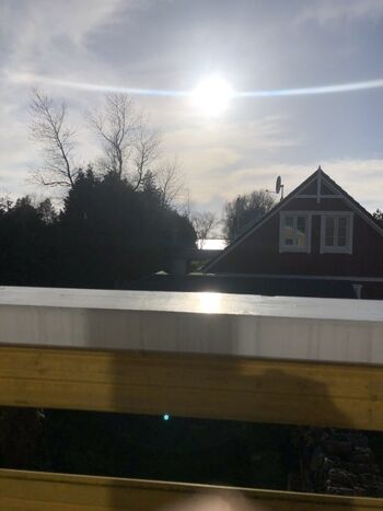 Sonnenuntergang im März