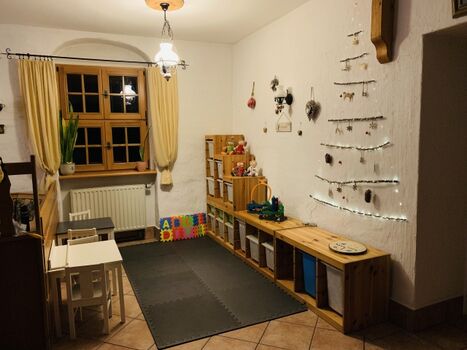 Spieleecke für kleine Gäste