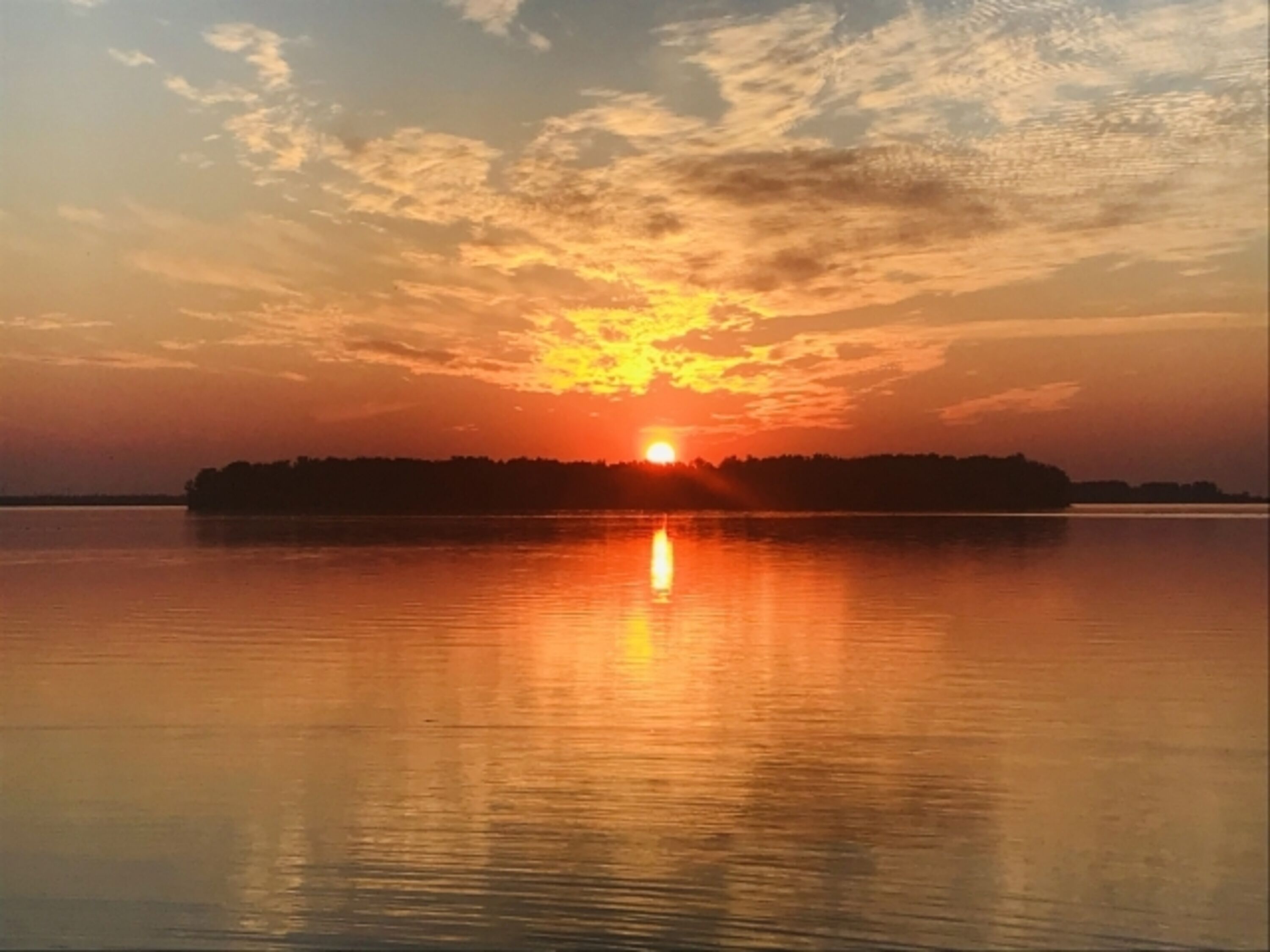 Sonnenuntergang Insel