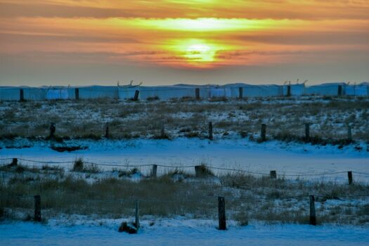 Familienlagune im Winter