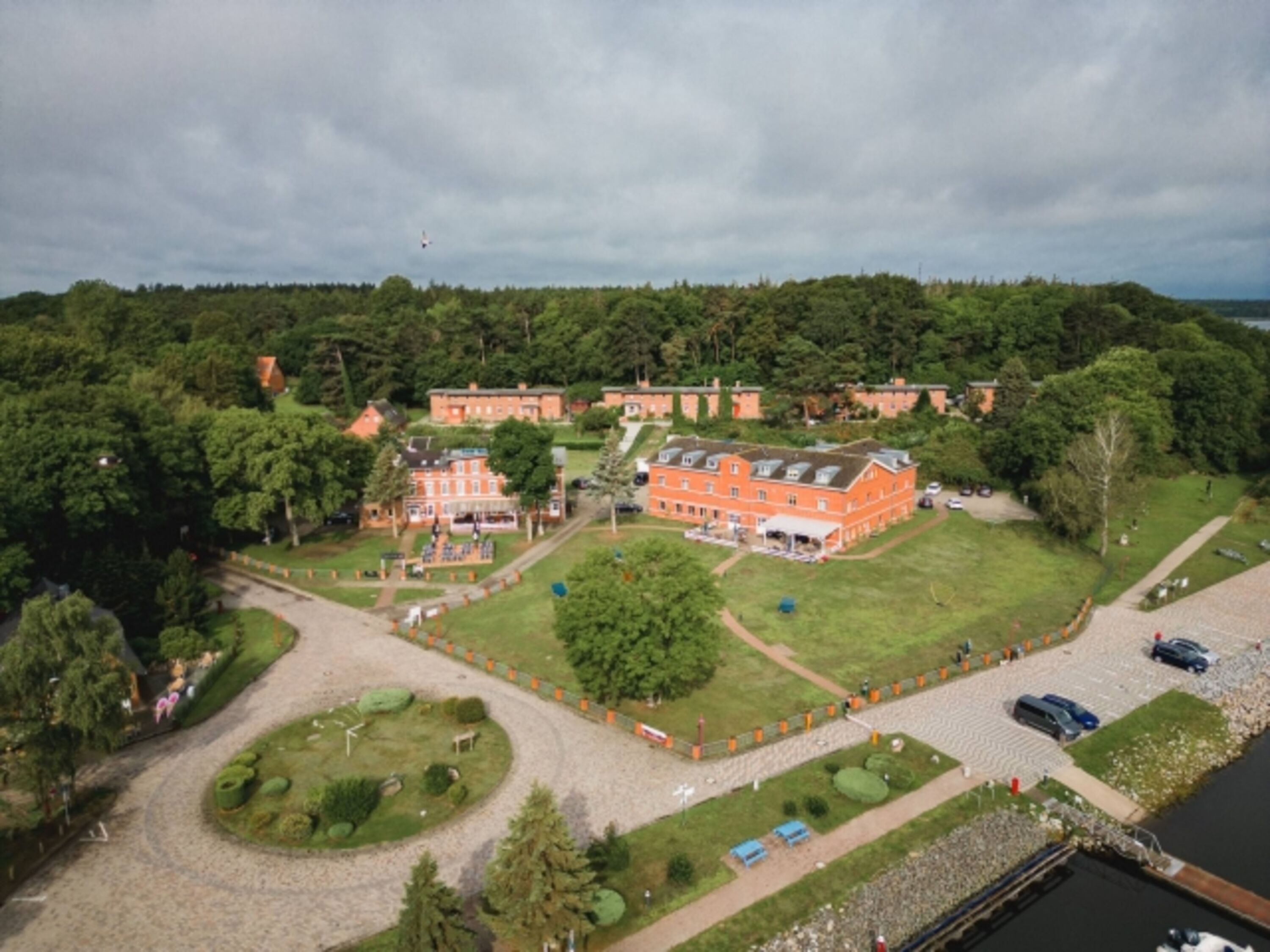 Draufsicht Hotel Seeblick