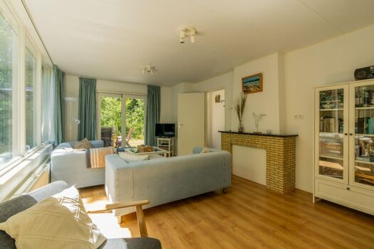 Das gemütlich eingerichtete Wohnzimmer