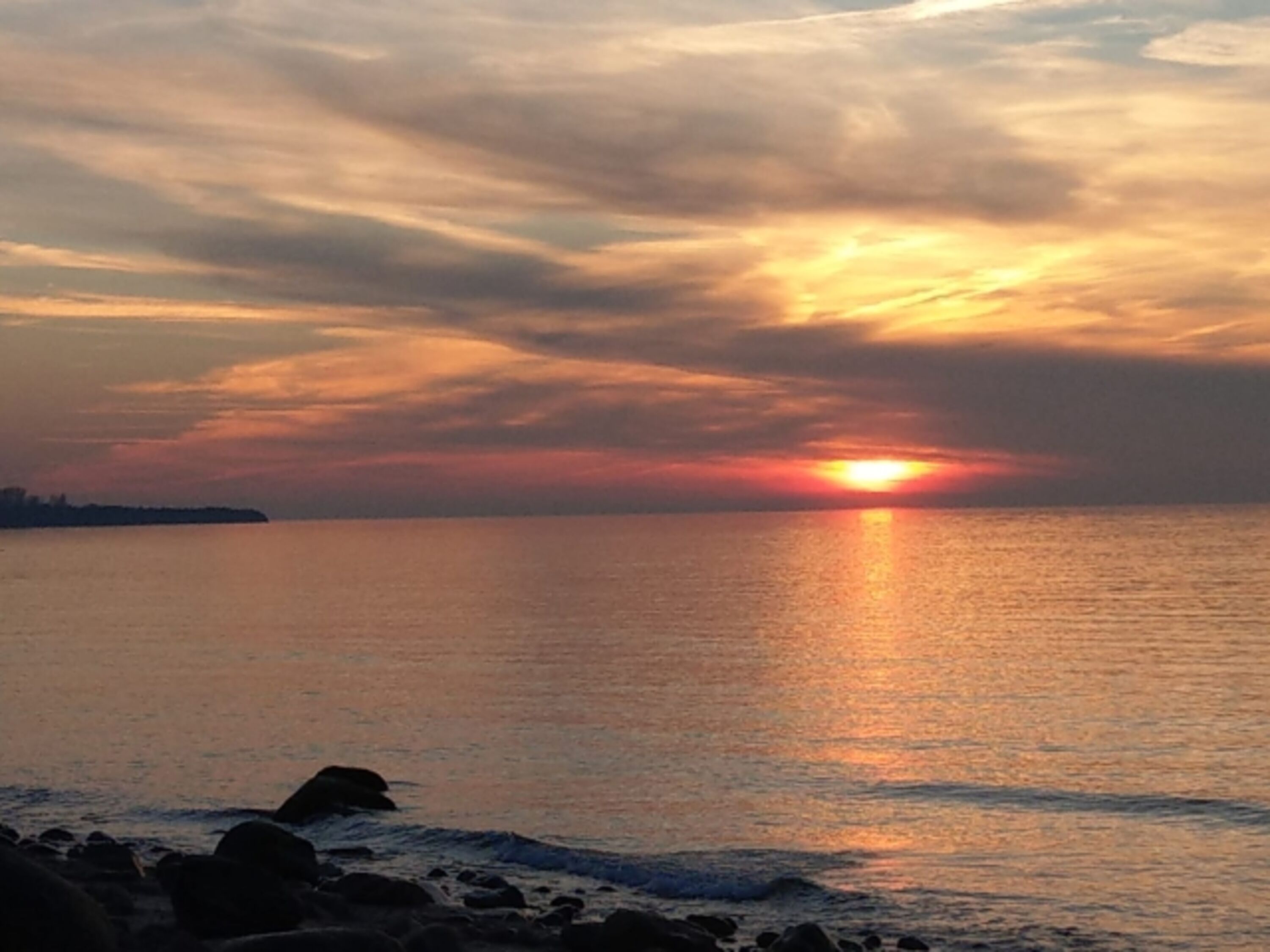 Sonnenuntergang an der Ostsee