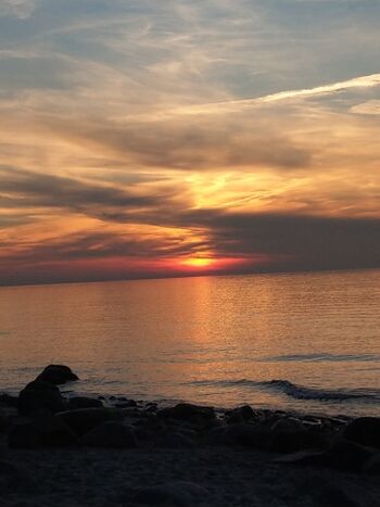 Sonnenuntergang an der Ostsee