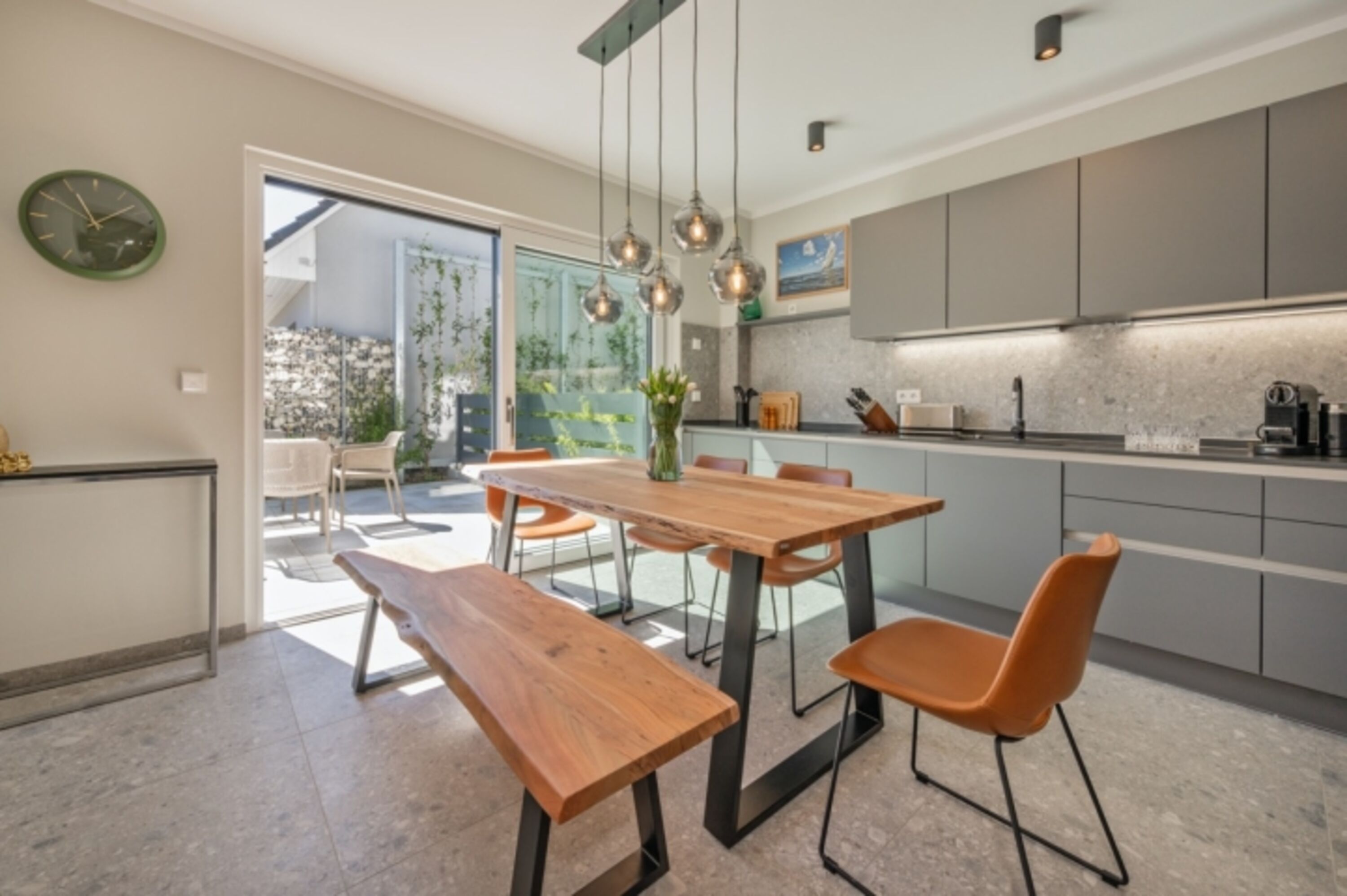 Essbereich (Maisonette) Zugang zur Terrasse