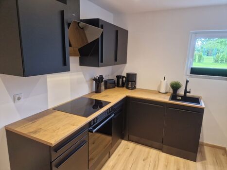 Voll ausgestattete Küche